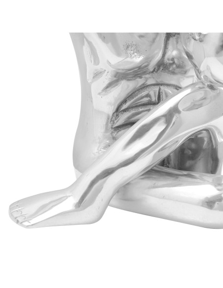 Scultura  Argento 91,5x32x33 cm Uomo che ringrazia
