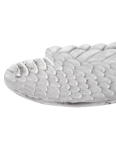 Cesto di frutta 2 pcs Argento 40 x 18 x 2.5 cm Alluminio