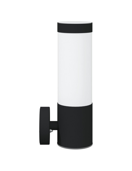 Lampada da Parete Esterna 2 pcs Nero 12 x 8,5 x 27 cm