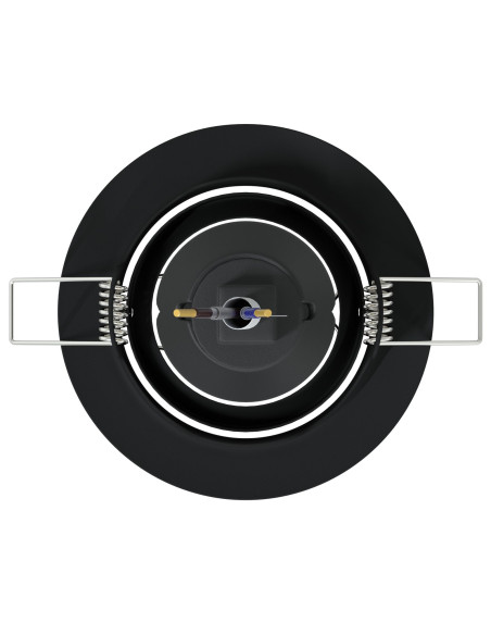 Spotlight 6 pcs Nero 9 x 9 x 2.5 cm Metallo