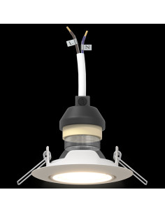 Spotlight 12 pcs Bianco 9 x 9 x 2.5 cm Metallo