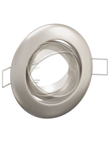 Lampade Set di 6 Argento Alluminio 9 cm Luci incassate