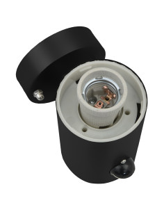 Lampada da Parete Esterna Nero 12 x 8,5 x 29 cm 2