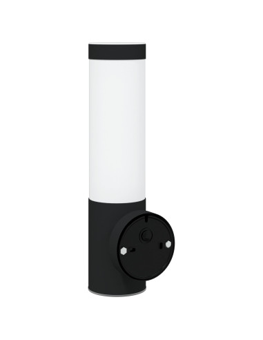 Lampada da Parete Esterna Nero 12 x 8,5 x 29 cm