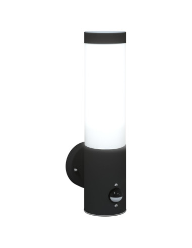 Lampada da Parete Esterna 2 pcs Nero 12 x 8,5 x 29 cm