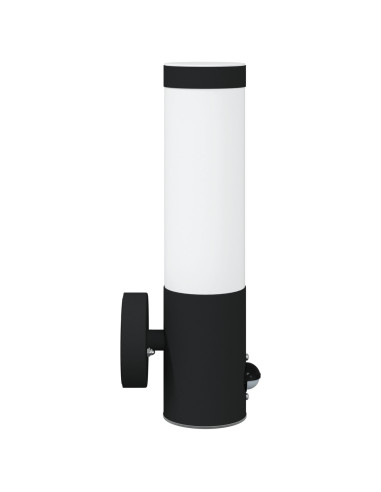 Lampada da Parete Esterna 2 pcs Nero 12 x 8,5 x 29 cm