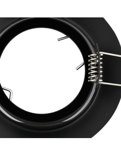 Spotlight 6 pcs Nero 9 x 9 x 2.5 cm Metallo 2