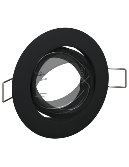 Lampade  Set di 6 Nero Plastica 9 cm Moderno