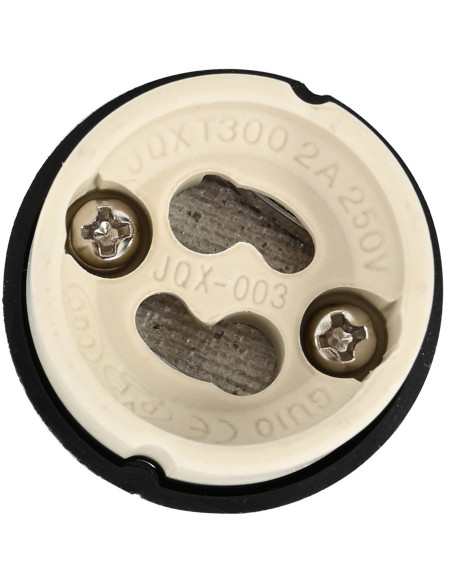 Spotlight 24 pcs Nero 9 x 9 x 2.5 cm Metallo