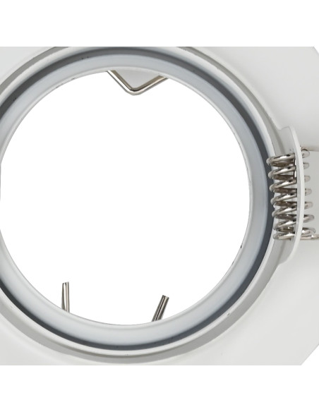 Lampade Set di 6 Bianco Plastica 9 cm Illuminazione Incassata