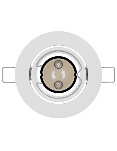 Spotlight 12 pcs Bianco 9 x 9 x 2.5 cm Metallo