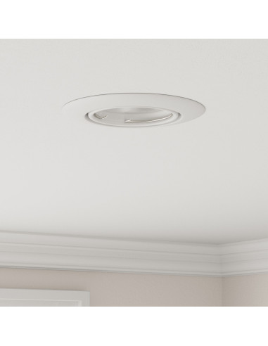 Spotlight 12 pcs Bianco 9 x 9 x 2.5 cm Metallo