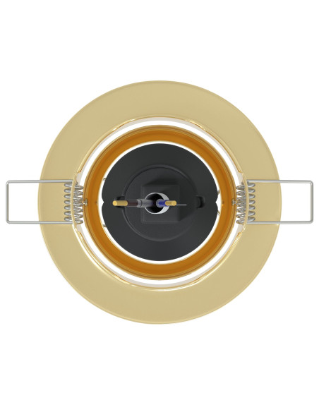 Lampade Set di 6 Oro Metallo 9 cm Moderno Luci Incassate