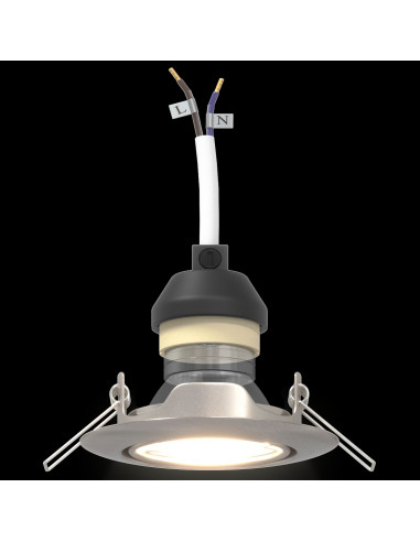 Spotlight 6 pcs Argento 9 x 9 x 2.5 cm Metallo