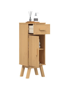 Mobile da Bagno con cassetto Olden Marrone 35 x 30 x 90 cm