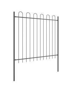 Recinzione per Giardino Grigio 1,7 x 1,5 m