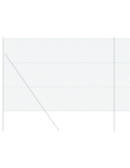 Recinzione Esagonale Verde Metallo 5000 x 0.09 x 160 cm Durevole