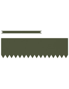 Bordura per Prato 30 pcs Verde oliva 100 x 0.05 x 20 cm 2