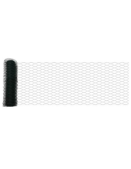 Recinzione esagonale  Verde Acciaio con rivestimento in PVC