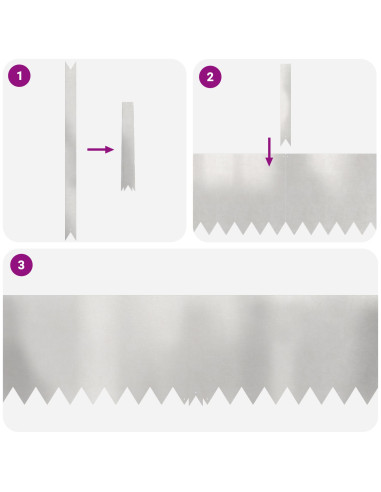 Bordura per Prato 30 pcs Argento 100 x 0.05 x 20 cm