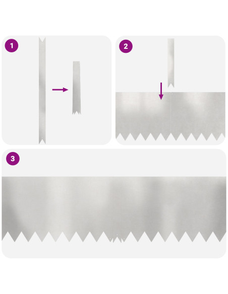 Bordura per Prato 30 pcs Argento 100 x 0.05 x 20 cm