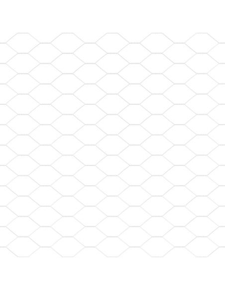 Recinzione Esagonale  Acciaio zincato 5000 x 0.05 x 40 cm Resistente