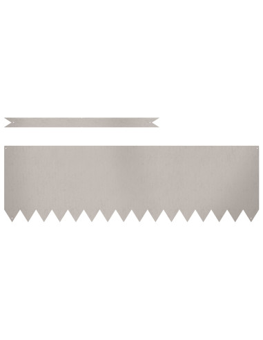 Bordura per Prato 30 pcs Marrone 100 x 0.05 x 20 cm