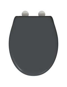 Sedile del WC Antracite 47 x 37 x 4 cm Duroplast