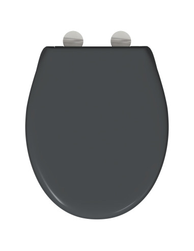 Sedile del WC Antracite 47 x 37 x 4 cm Duroplast
