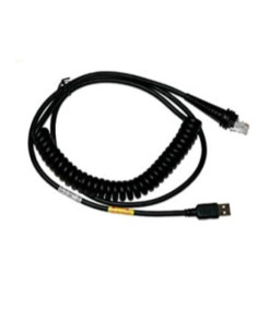 CAVO USB BLACK COILED.3M