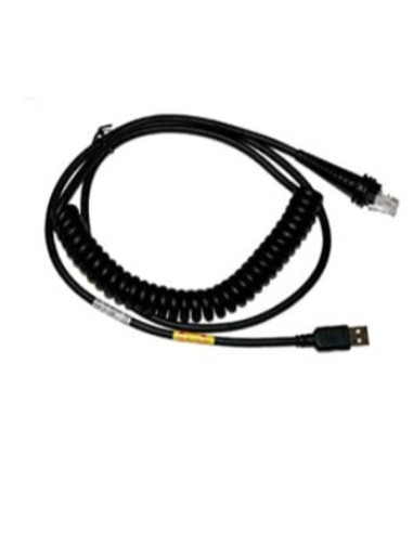 CAVO USB BLACK COILED.3M