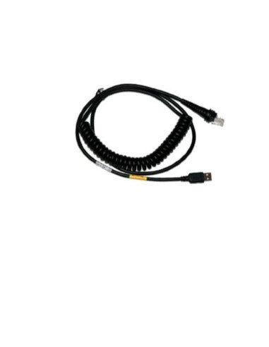 CAVO USB BLACK COILED.3M