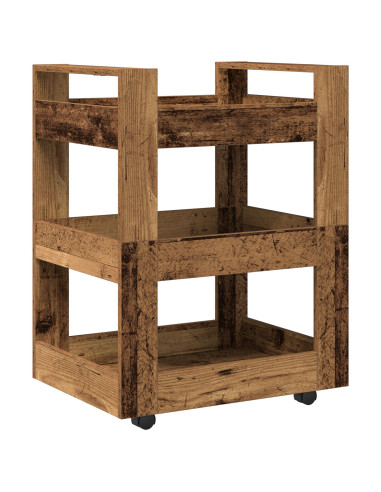 Carrello da Cucina Legno di quercia 60 x 45 x 80 cm