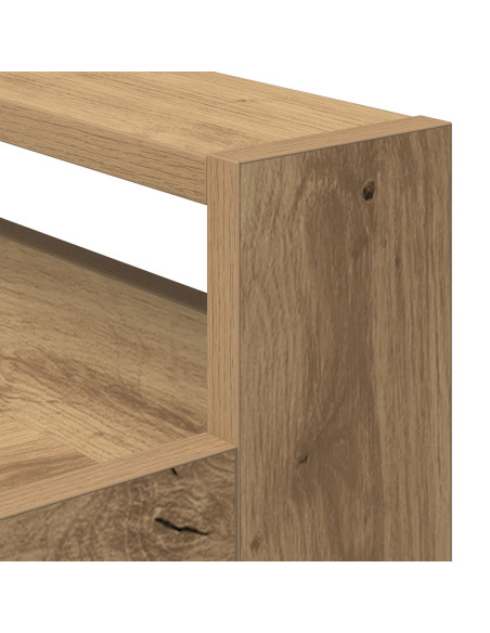 Carrello da cucina  in rovere artigianale 60x45x80 cm in legno ingegnerizzato