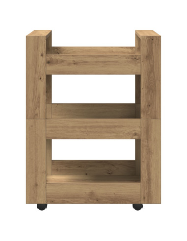 Carrello da Cucina Rovere artigianale 60 x 45 x 80 cm