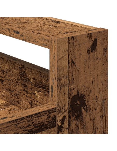 Carrello da Cucina  in Legno Invecchiato 60x45x80 cm in Legno Ingegnerizzato