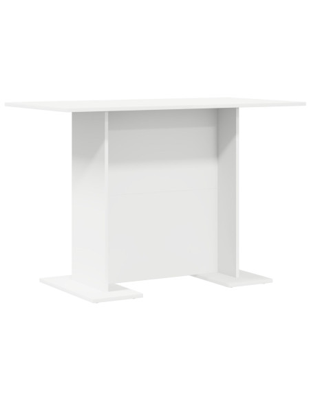 Tavolo da pranzo  Bianco 110x60x75 cm in legno ingegnerizzato