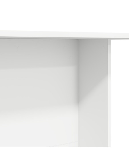 Tavolo da pranzo  Bianco 110x60x75 cm in legno ingegnerizzato