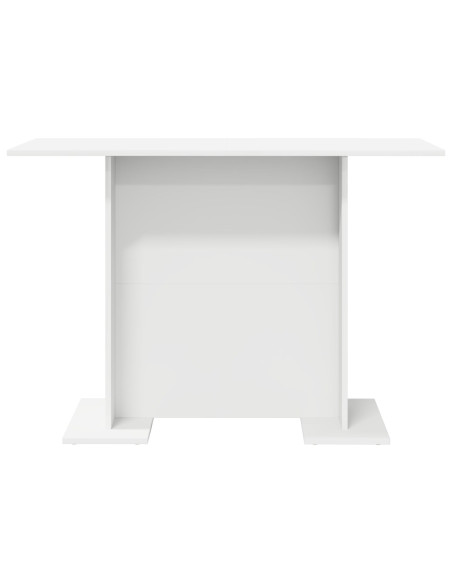 Tavolo da pranzo  Bianco 110x60x75 cm in legno ingegnerizzato