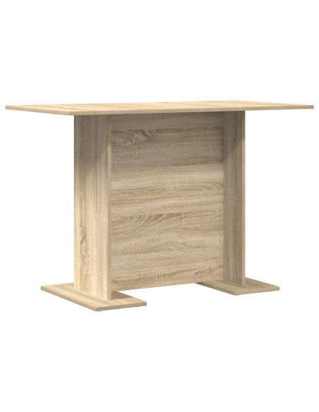 Tavolo da pranzo  in rovere Sonoma 110x60x75 cm in legno ingegnerizzato