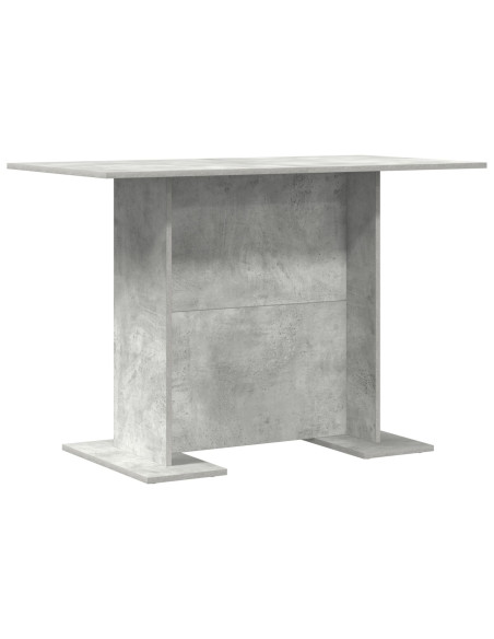 Tavolo da pranzo  Grigio cemento 110x60x75 cm Legno ingegnerizzato