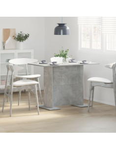 Tavolo da pranzo Grigio cemento 110 x 60 x 75 cm 2