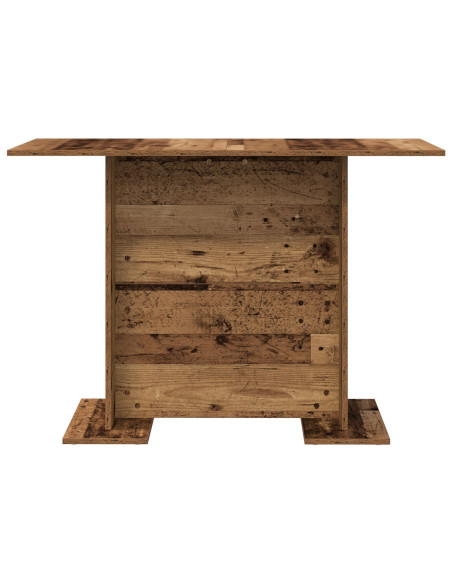 Tavolo da pranzo  in legno antico 110x60x75 cm in legno ingegnerizzato