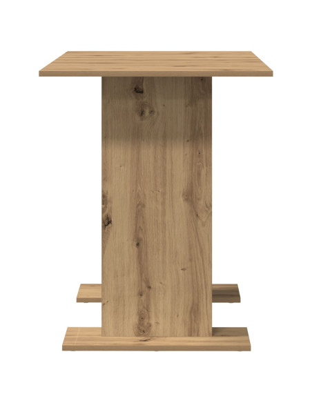 Tavolo da pranzo  in rovere artigianale 110x60x75 cm in legno ingegnerizzato