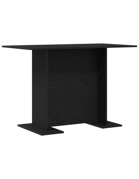 Tavolo da pranzo  Nero Rovere 110x60x75 cm Legno ingegnerizzato