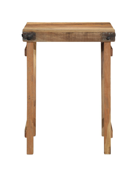 Tavolo da pranzo  55x60x76 cm in legno riciclato