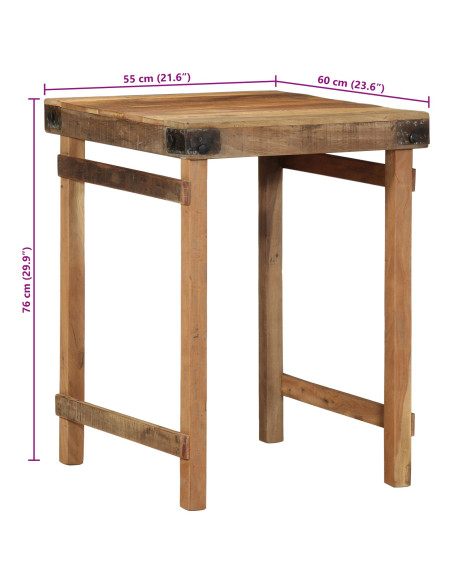 Tavolo da pranzo Marrone 60 x 55 x 76 cm