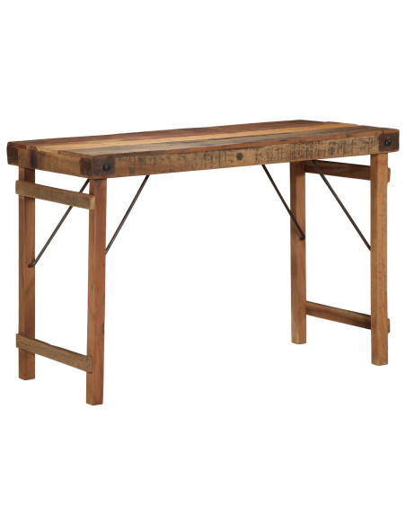 Tavolo da pranzo  110x55x76 cm in legno massello riciclato