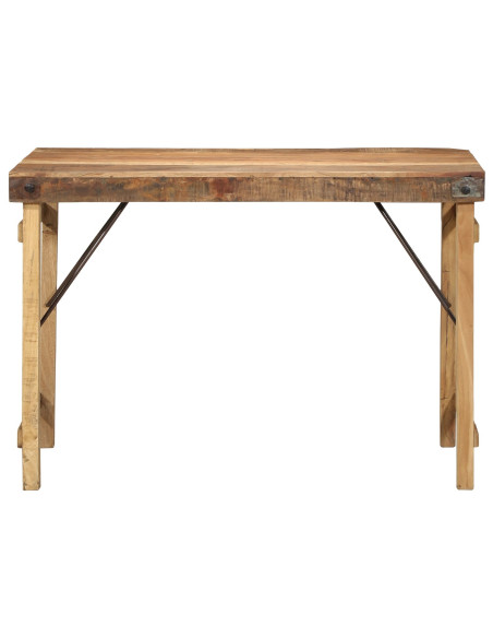 Tavolo da pranzo  110x55x76 cm in legno massello riciclato