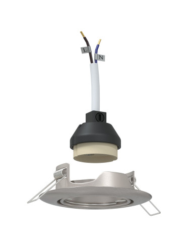 Spotlight 24 pcs Argento 9 x 9 x 2.5 cm Metallo